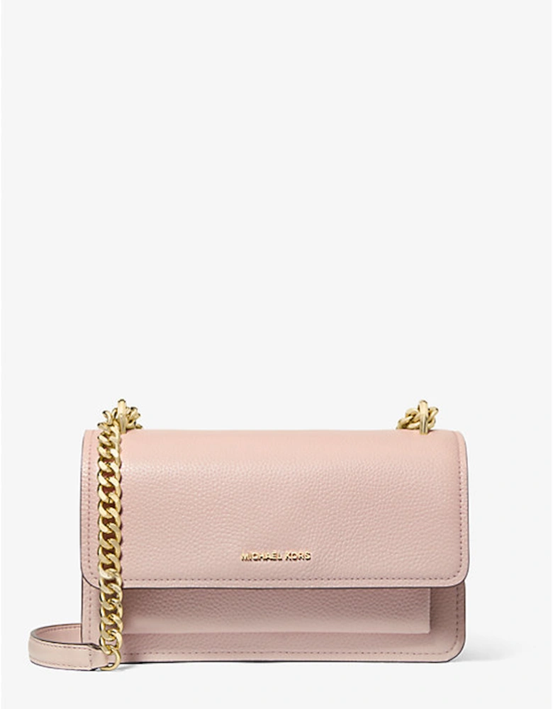 Claire Large Pebbled Leather Convertible Shoulder Bag