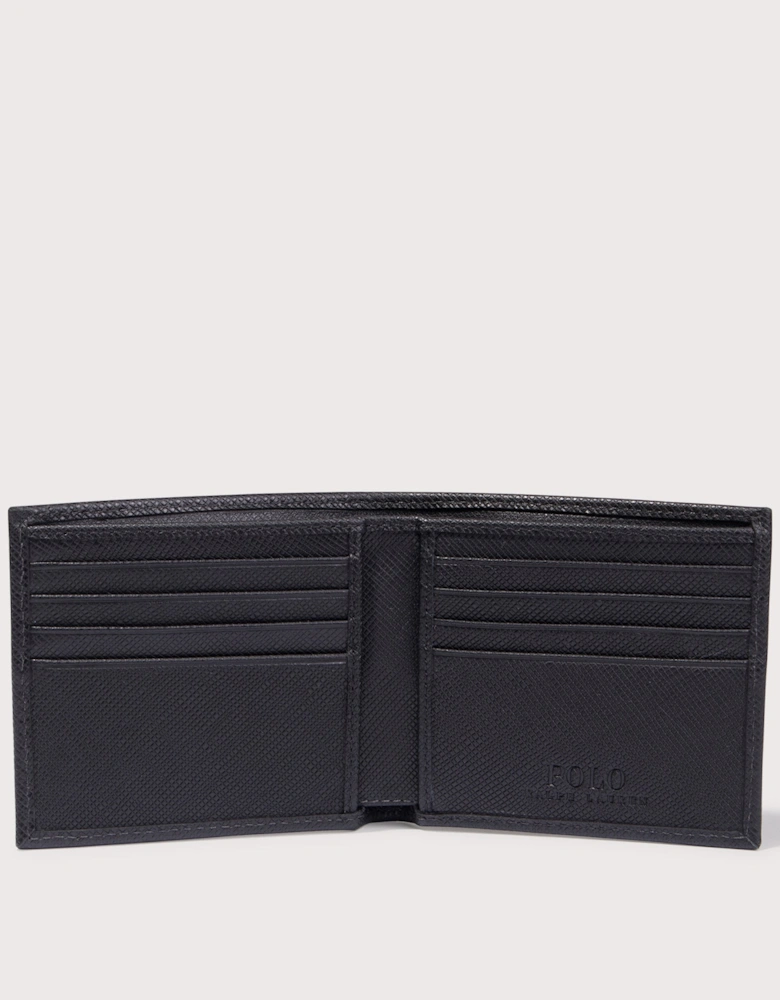 Saffiano Leather Billfold Wallet