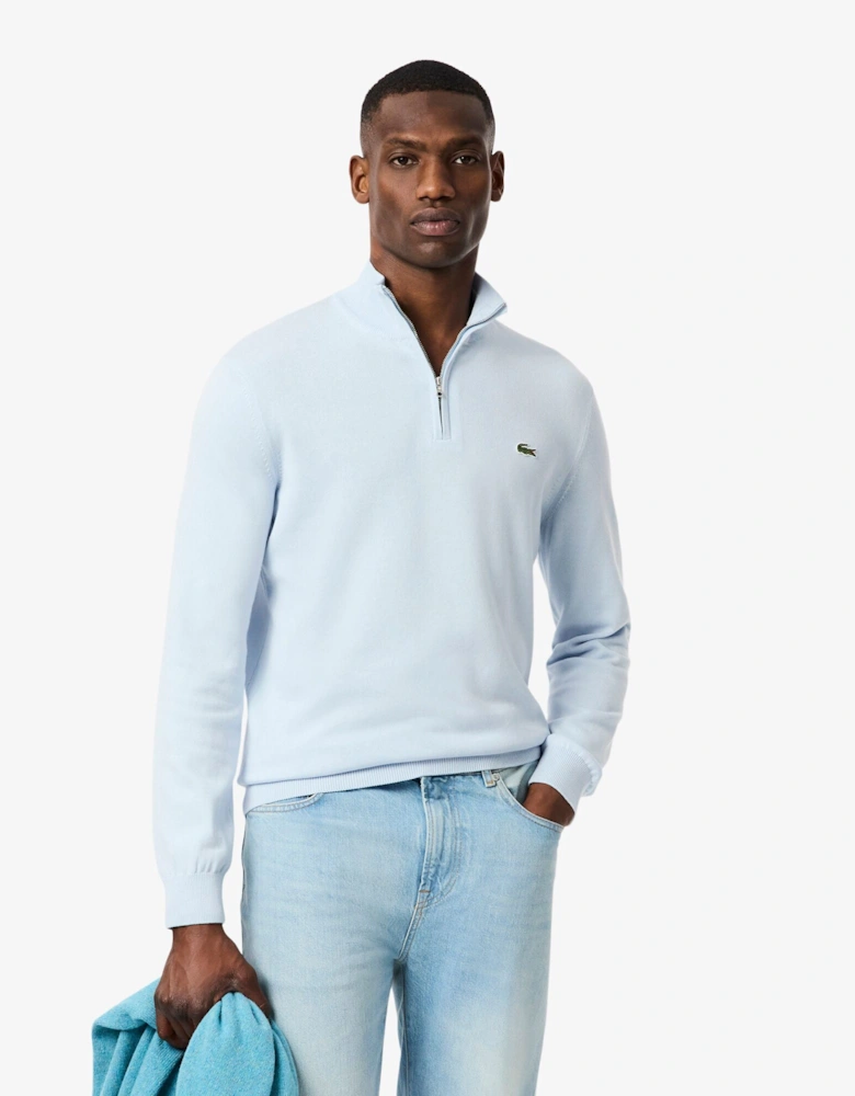 Half Zip Logo Mens Sweatshirt - Rill T01