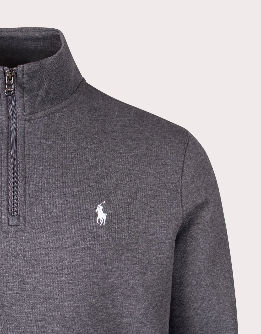 Double Knit Quarter Zip Sweatshirt
