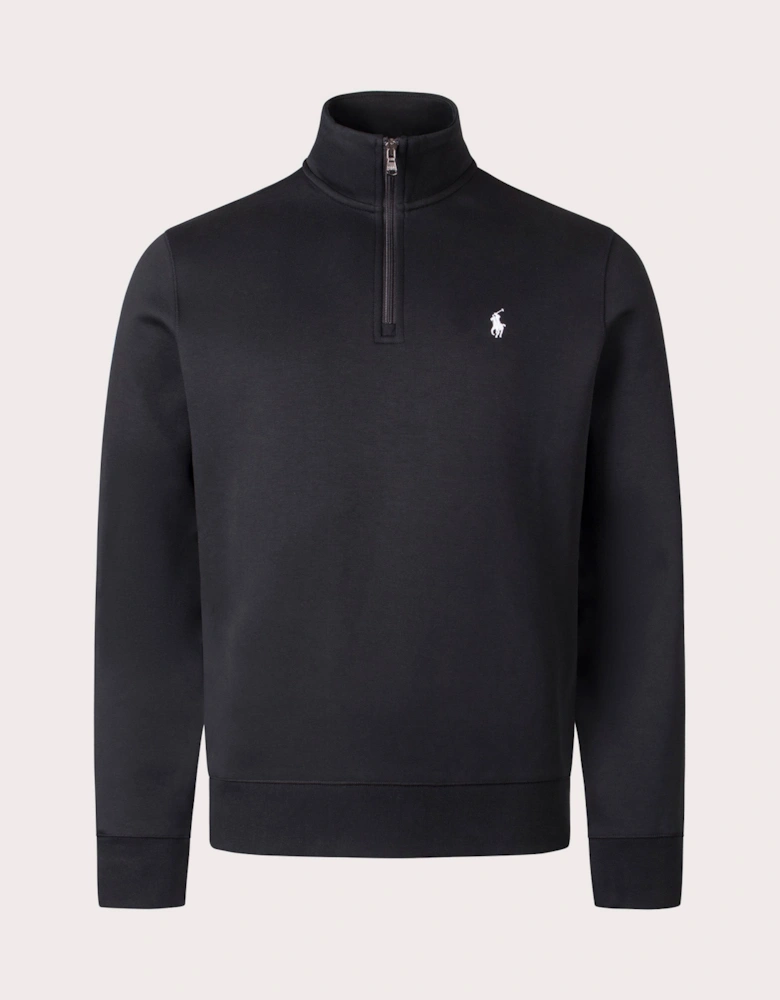 Double Knit Quarter Zip Sweatshirt