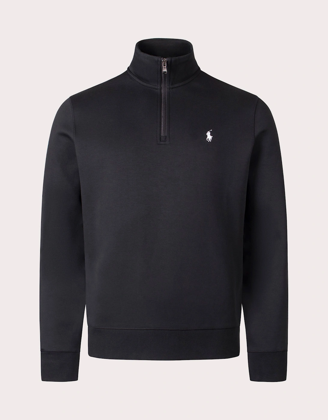 Double Knit Quarter Zip Sweatshirt, 4 of 3