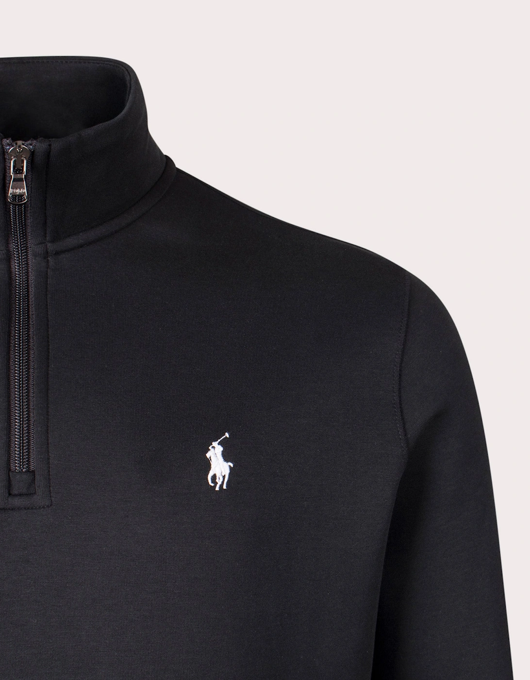 Double Knit Quarter Zip Sweatshirt