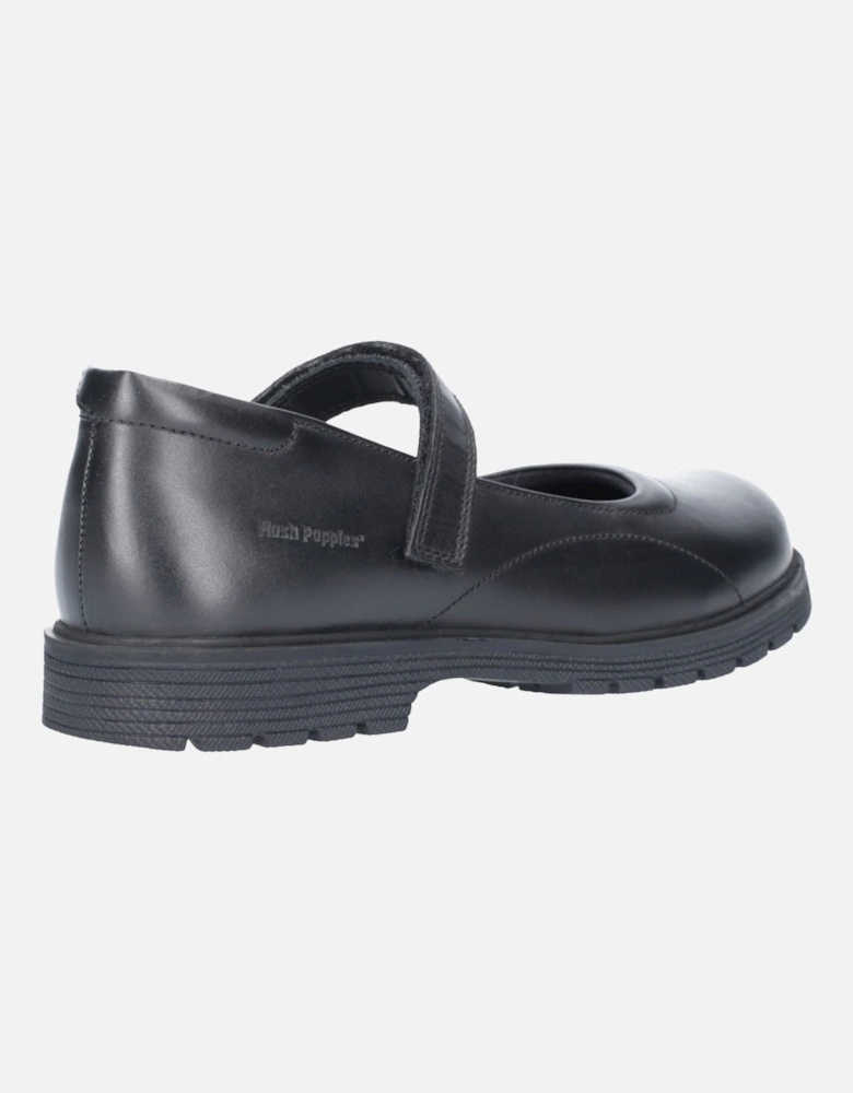 Tally Senior Leather Girls's Black Shoes