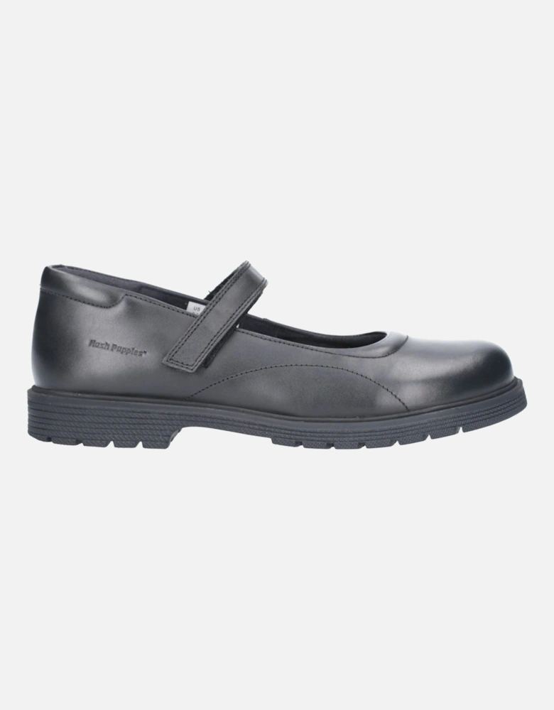 Tally Senior Leather Girls's Black Shoes