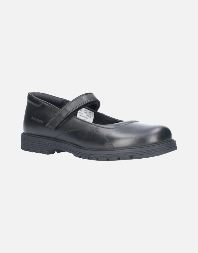 Tally Senior Leather Girls's Black Shoes