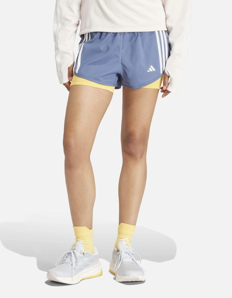 Own the Run 3-Stripes 2-in-1 Shorts