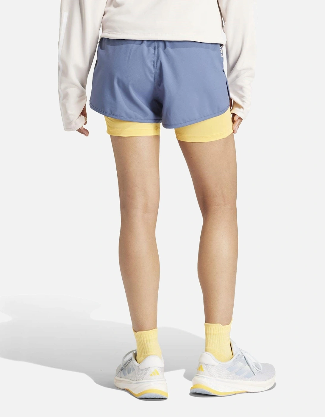 Own the Run 3-Stripes 2-in-1 Shorts