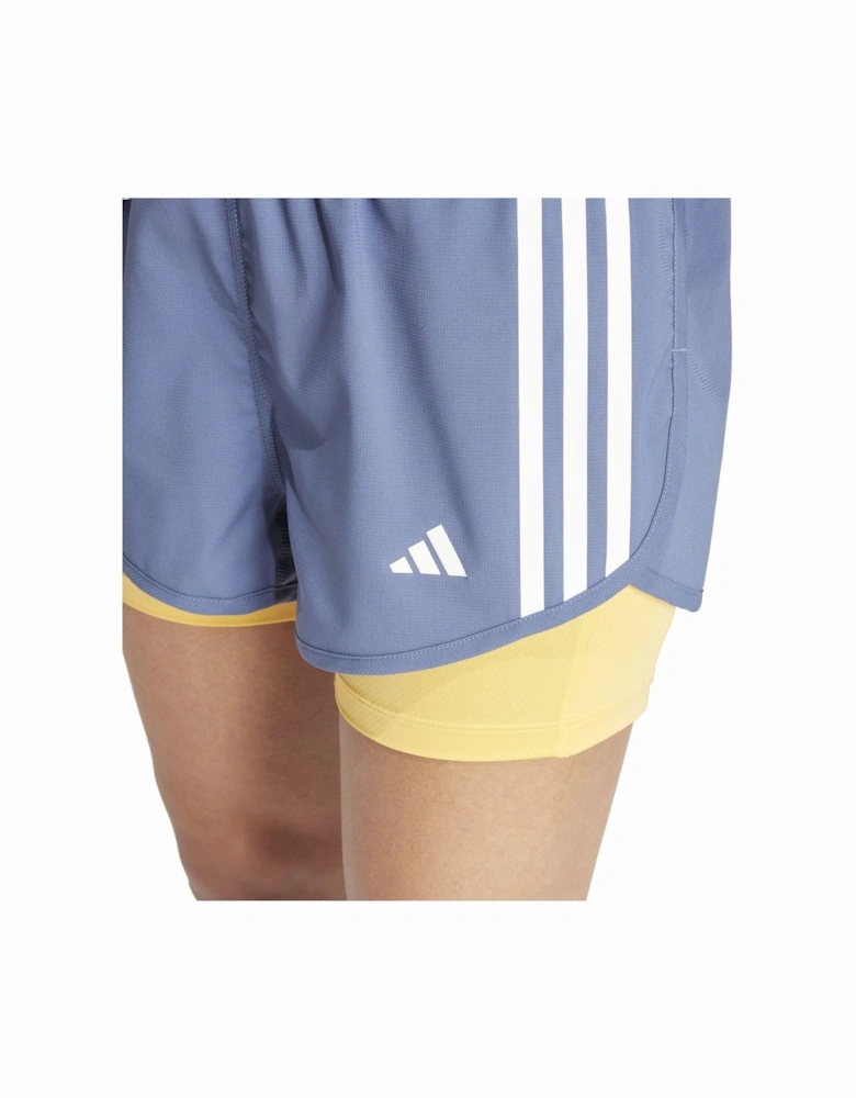 Own the Run 3-Stripes 2-in-1 Shorts