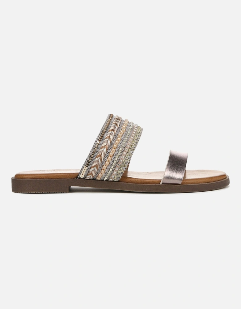 Curtis Embellished Slide Sandals