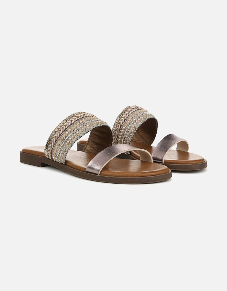 Curtis Embellished Slide Sandals