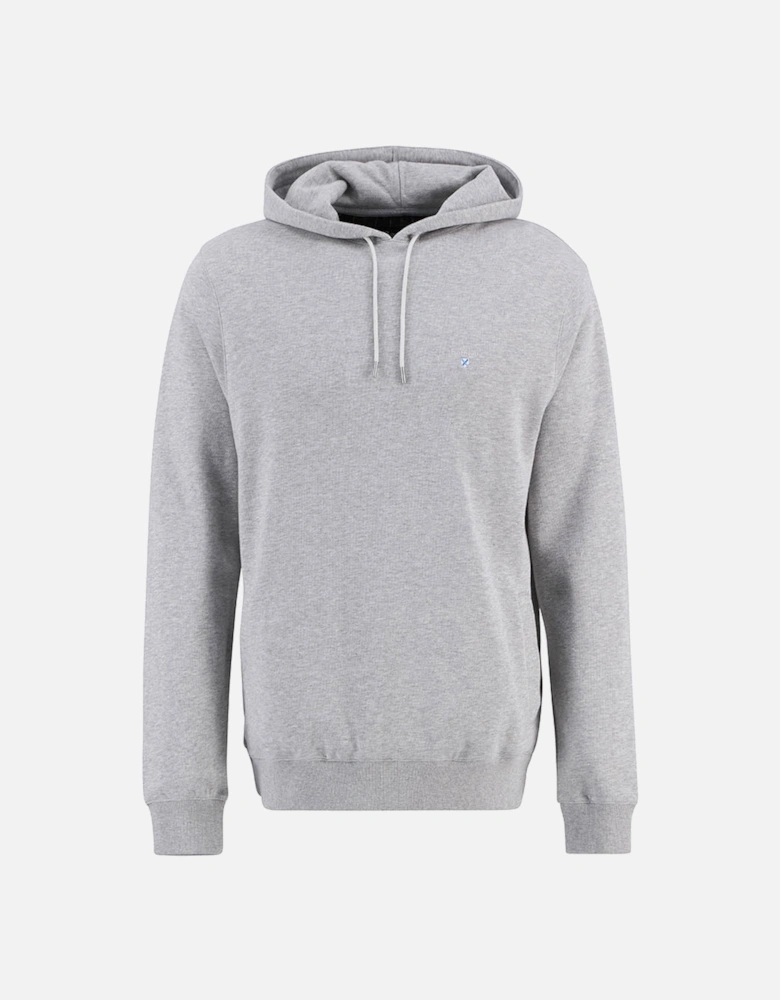 Beckhill Mens Over The Head Hoodie - Grey Marl