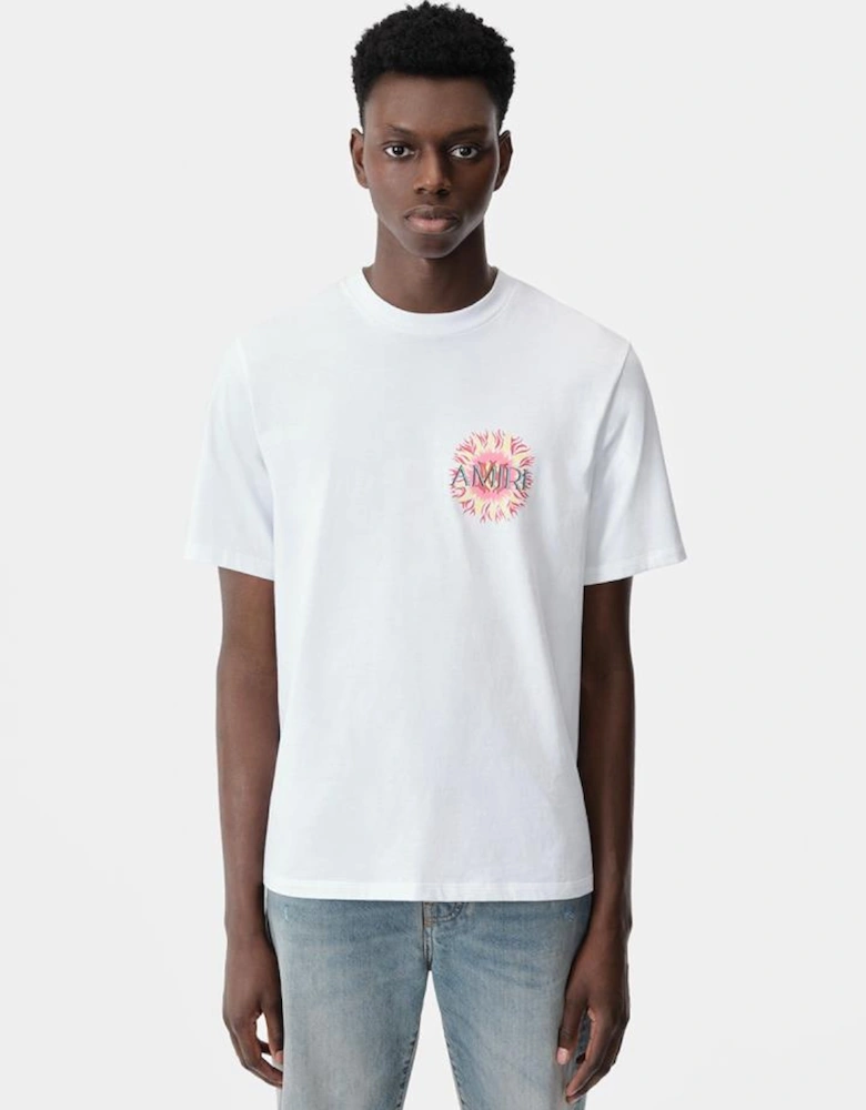 Sun Logo T-Shirt in White