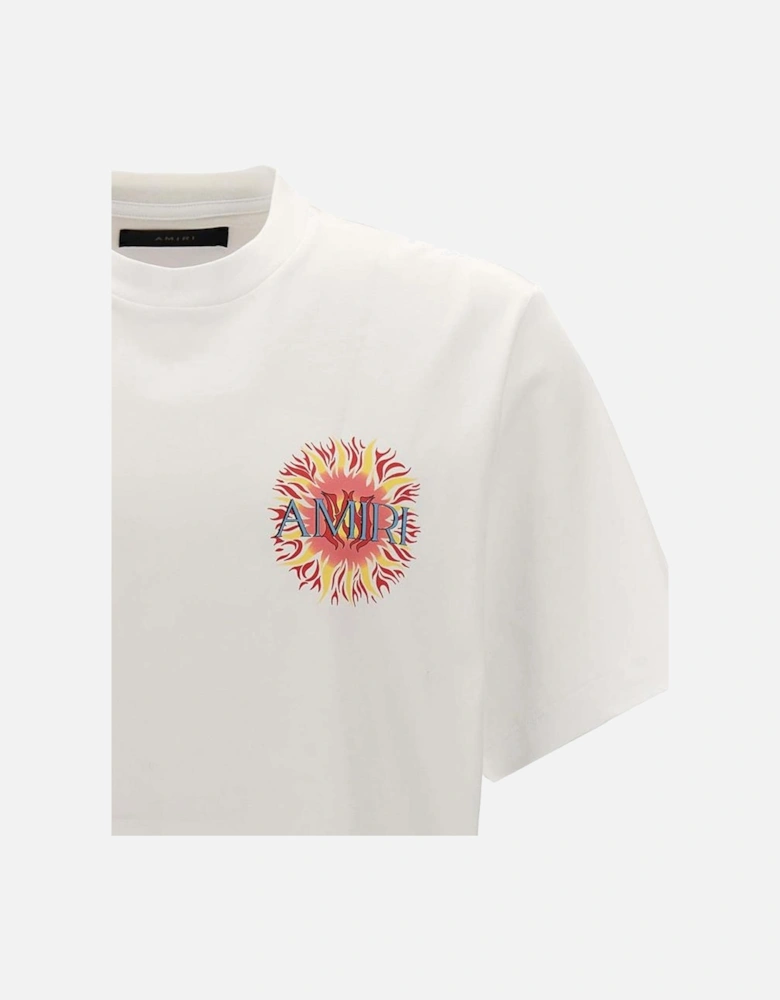 Sun Logo T-Shirt in White