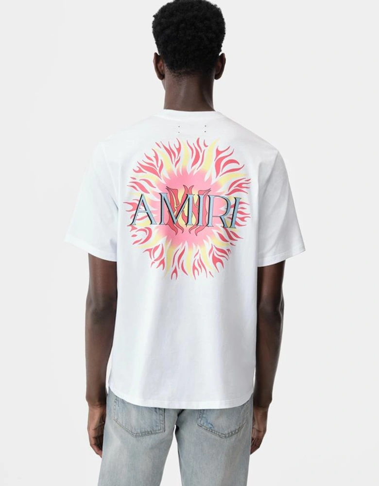 Sun Logo T-Shirt in White