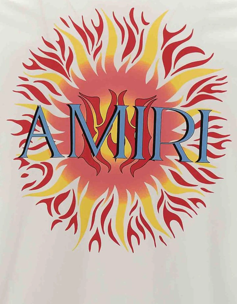 Sun Logo T-Shirt in White