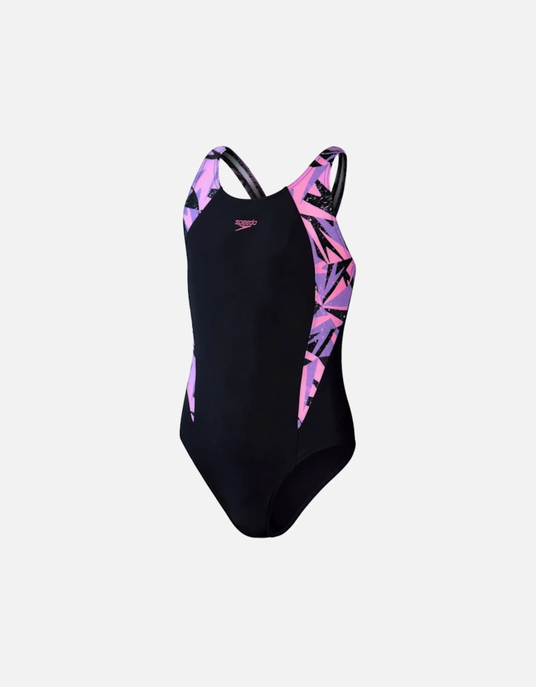 Girls Hyper Boom Splice One Piece Swimsuit