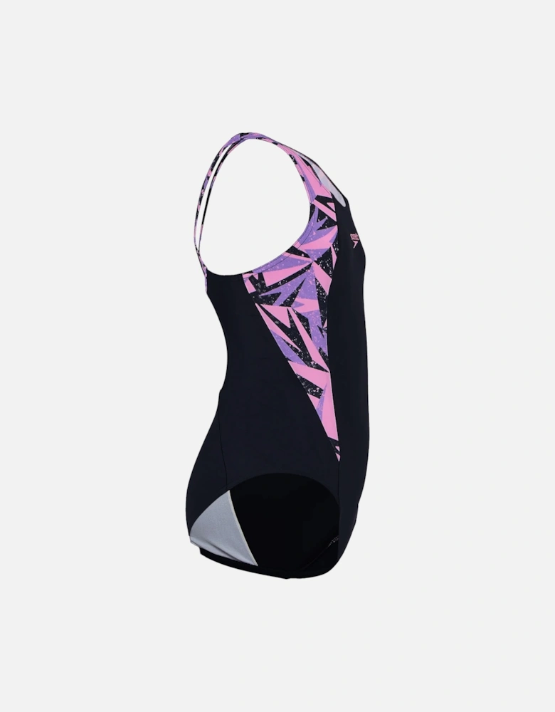 Girls Hyper Boom Splice One Piece Swimsuit