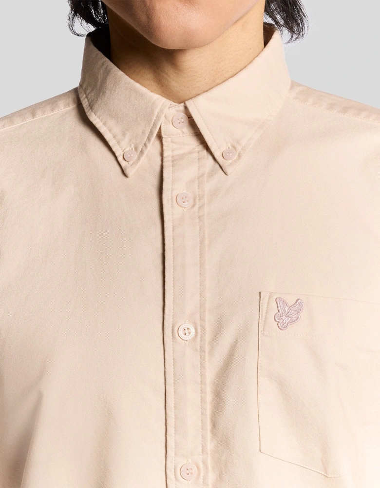 Tonal Button Down Oxford Shirt