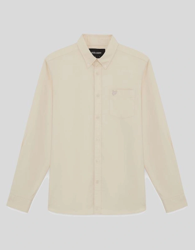 Tonal Button Down Oxford Shirt