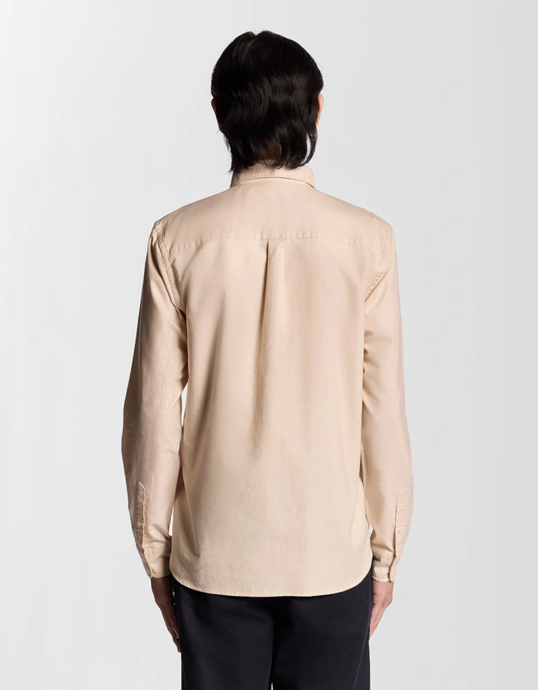 Tonal Button Down Oxford Shirt