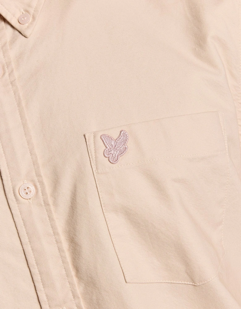 Tonal Button Down Oxford Shirt