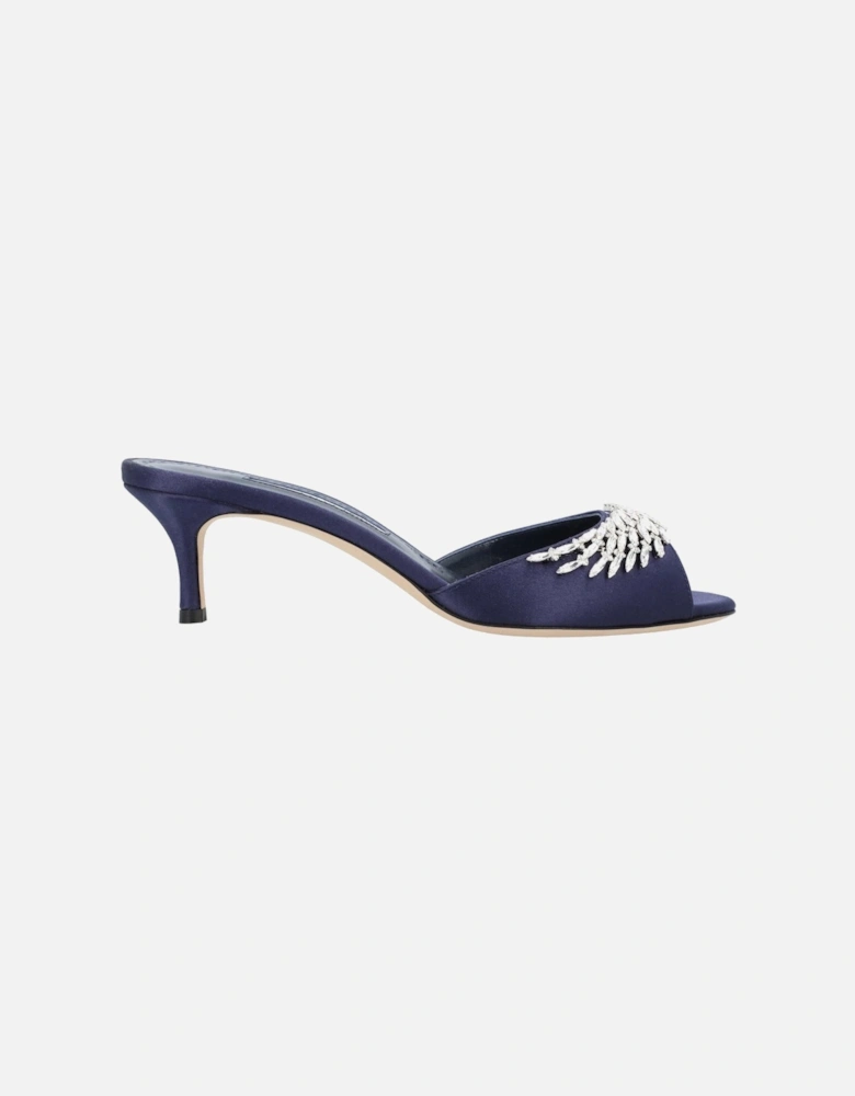 Hangisi Mules with Crystal Accent