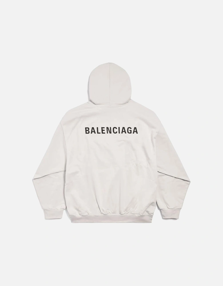 New Back Hoodie Medium Fit in Off White