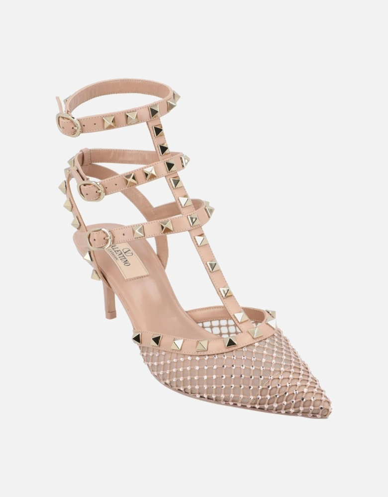 Elegant Pointed Toe High Heel Pumps with Ankle Strap