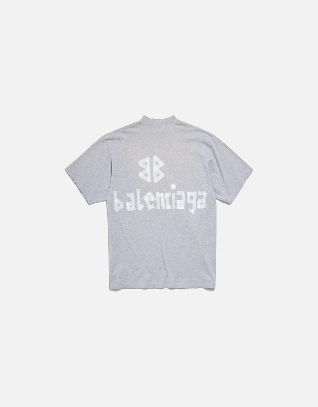 Taped Logo T-Shirt in Grey