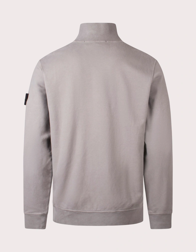 Organic Cotton Quarter Zip Sweatshirt