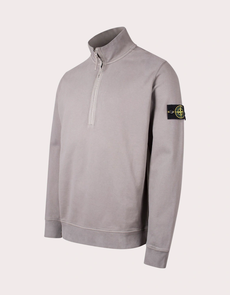 Organic Cotton Quarter Zip Sweatshirt