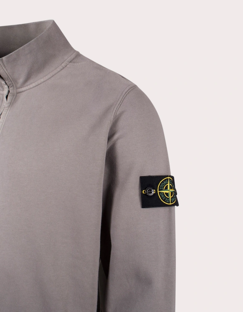 Organic Cotton Quarter Zip Sweatshirt