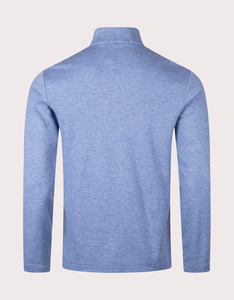 Jaquard Quarter Zip Sweatshirt
