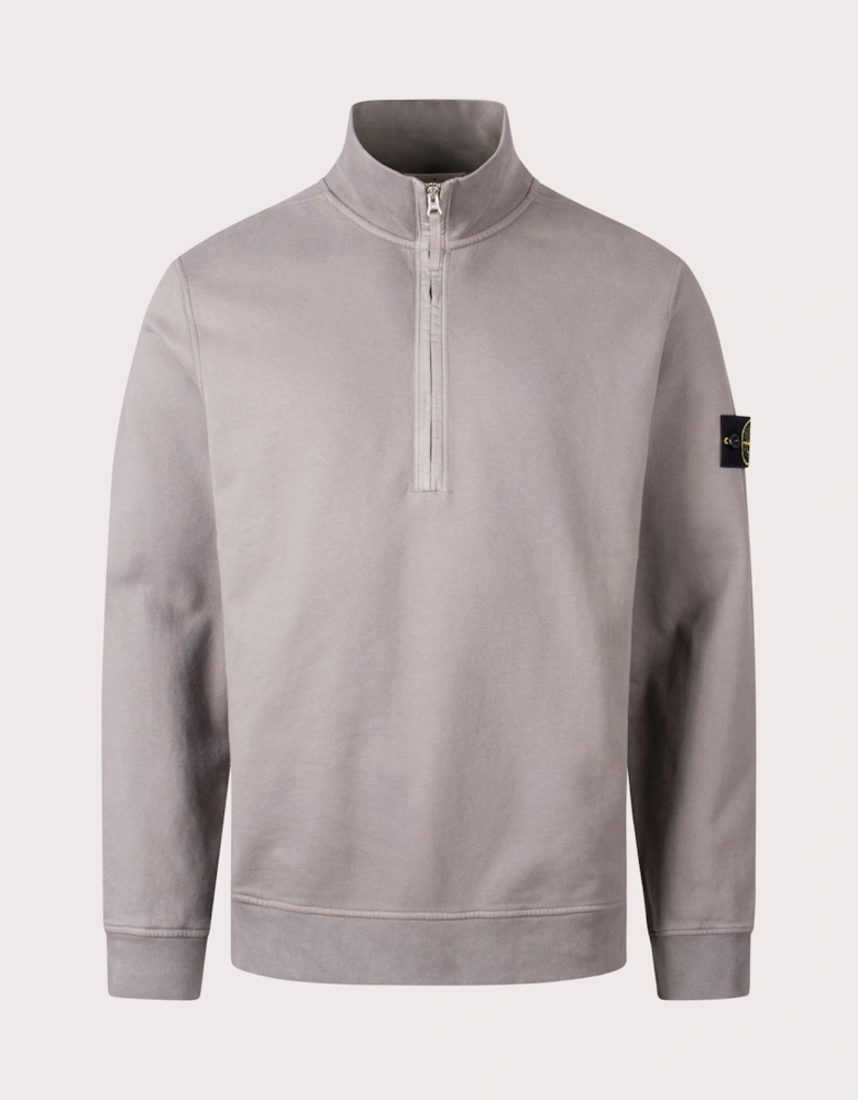 Organic Cotton Quarter Zip Sweatshirt