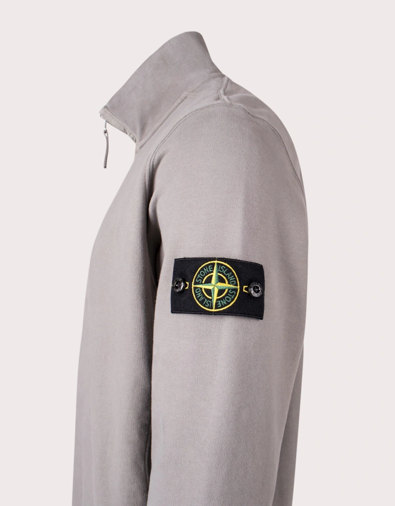 Organic Cotton Quarter Zip Sweatshirt