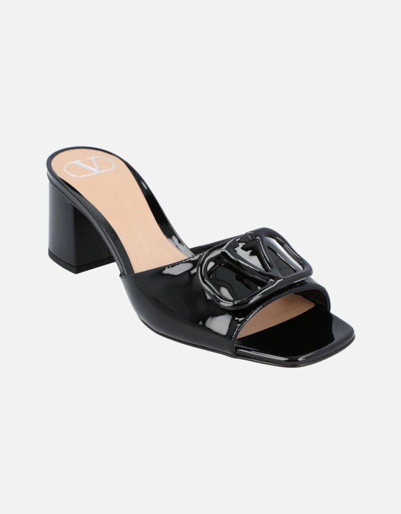 Rockstud Patent Leather Sandals