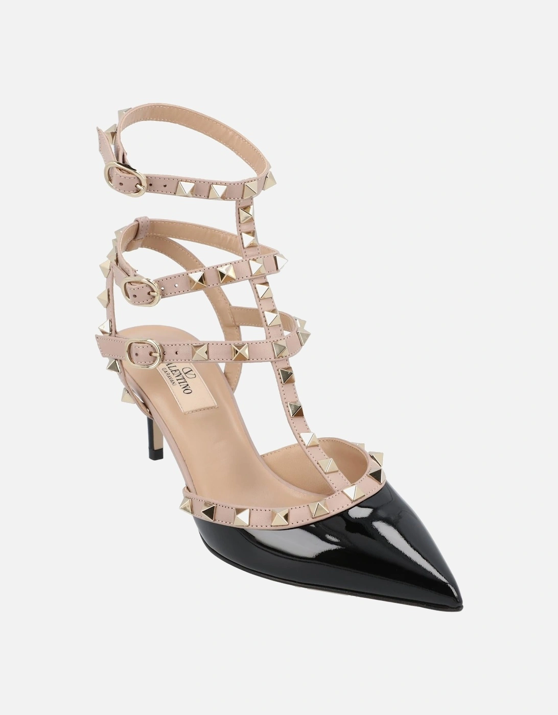 Elegant Pointed Toe Court Shoes with Ankle Straps and Studded Detail, 7 of 6