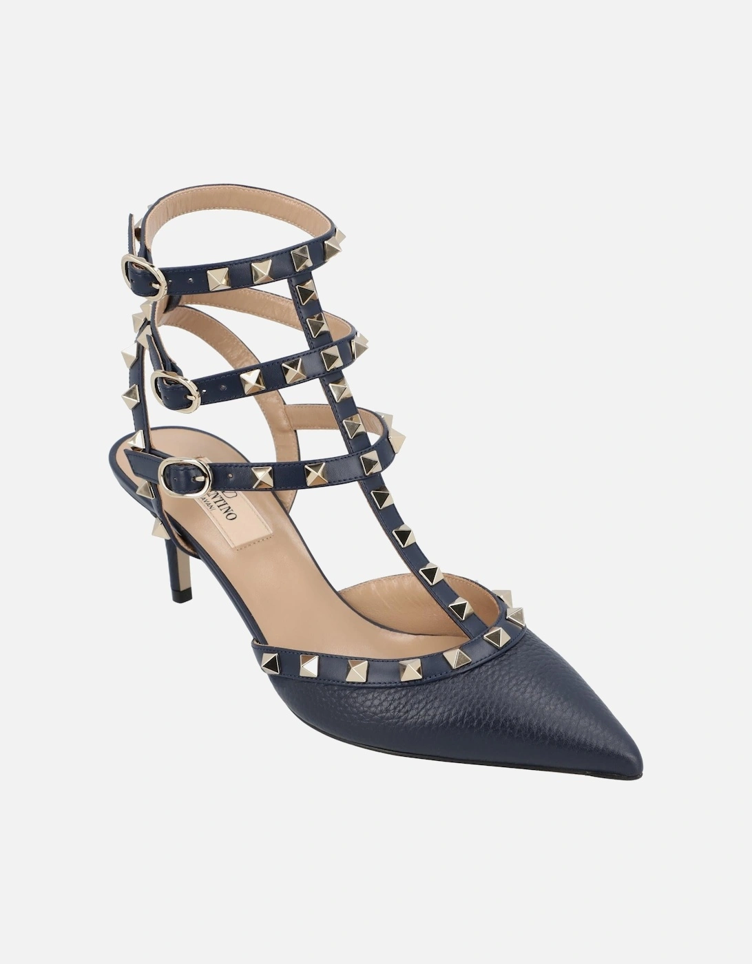 Elegant Pointed Toe Heels with Studded Ankle Straps for Formal Occasions, 7 of 6