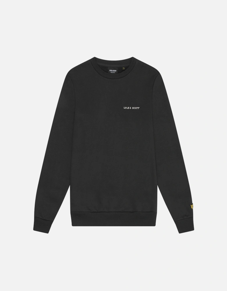 Embroidered Crewneck Sweatshirt