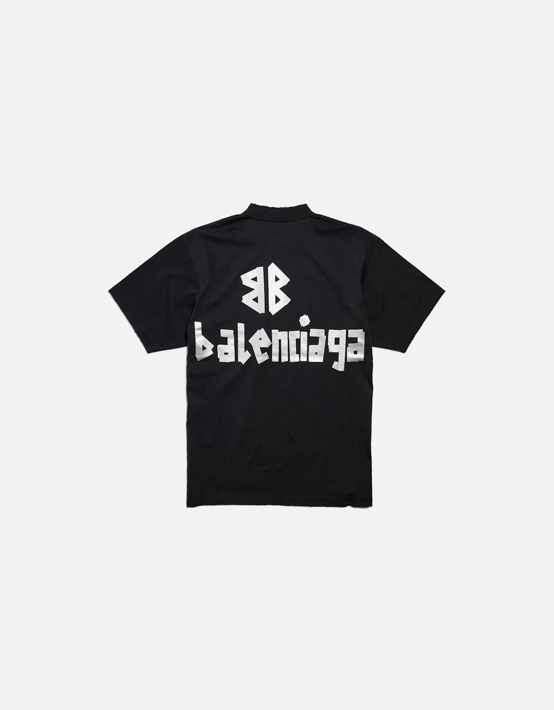 Taped Logo T-Shirt in Black
