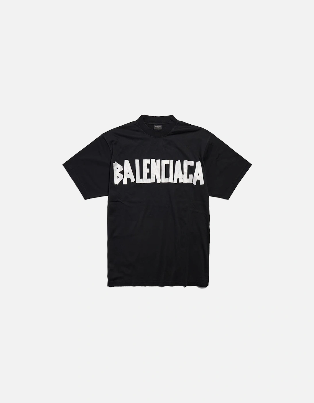 Taped Logo T-Shirt in Black, 3 of 2
