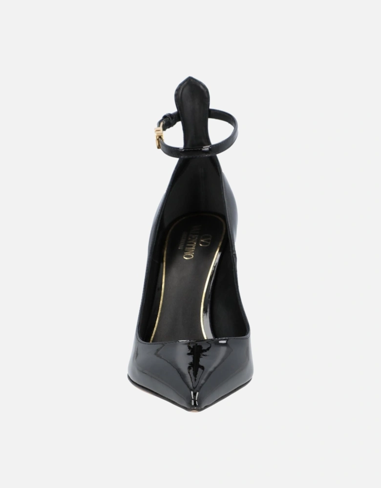 Elegant Pointed Toe Heels with Ankle Strap Stiletto High Heel Shoes