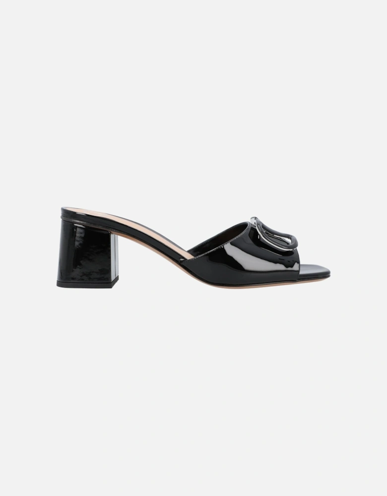 Rockstud Patent Leather Sandals