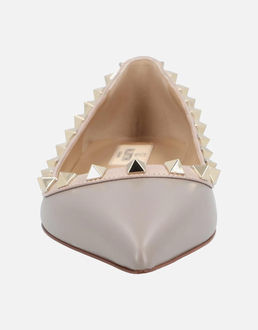 Elegant Pointed Toe Ballet Flats with Embellishments Comfortable Slip-On Design