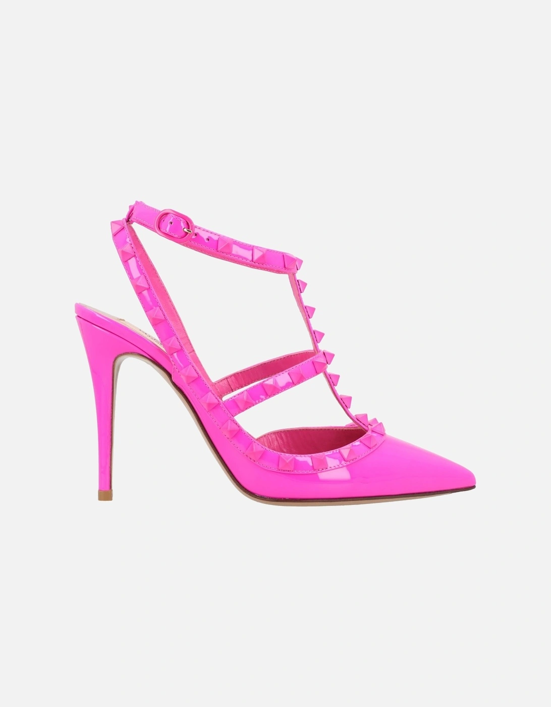 Pointed Toe Pumps with Studded Detail and Stiletto Heel