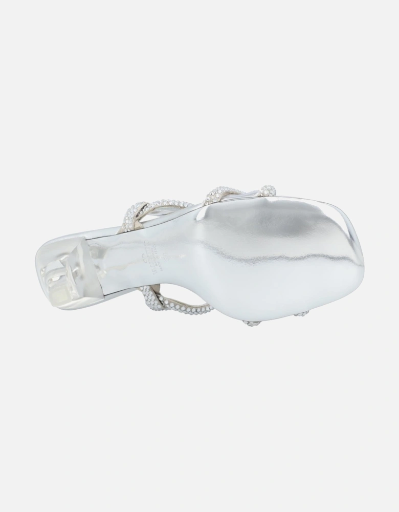 Elegant High Heel Mules with Embellishments Perfect for Special Occasions