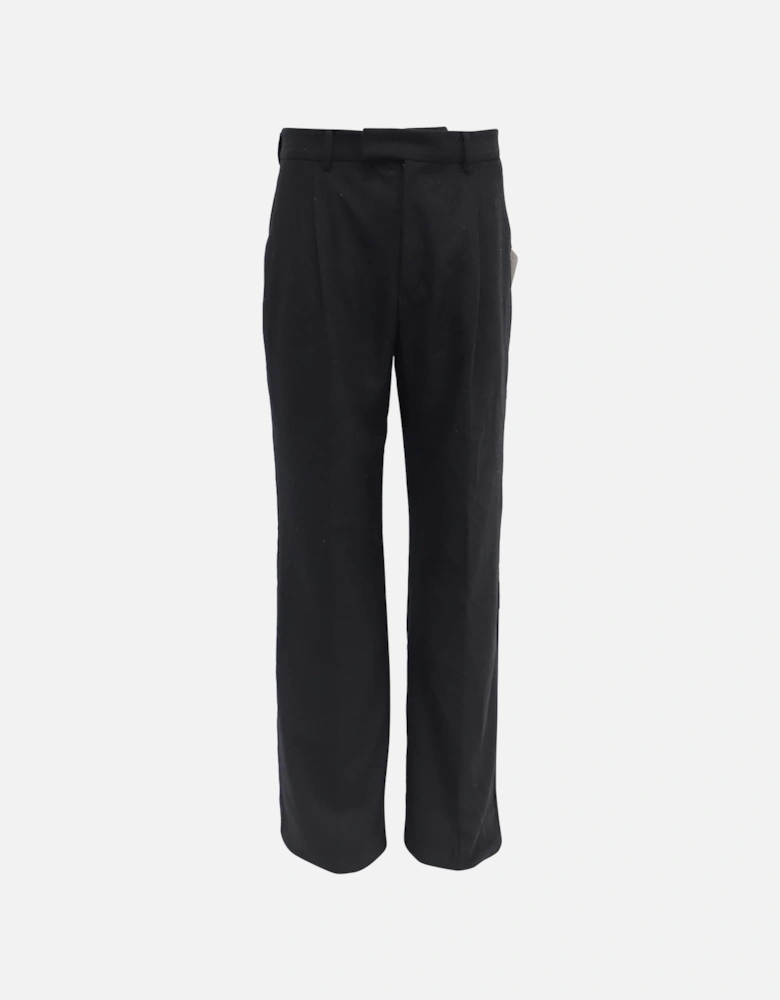 Classic Fit Trousers with Pleats Comfortable and Stylish Bottoms