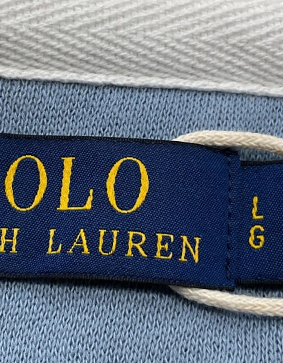 Striped Polo Shirt Kangaroo Pocket