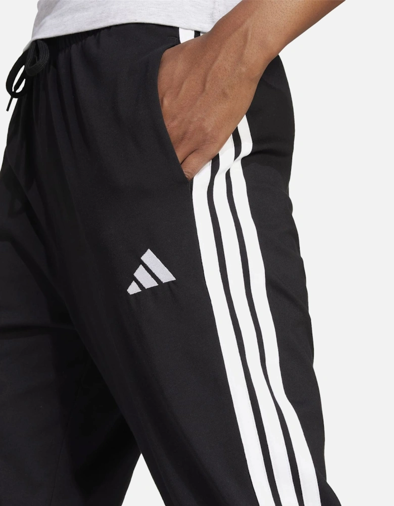 Women's 3 Stripe Black/White Joggers